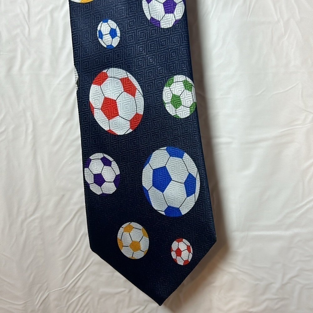Soccer tie soccer Dad gift A. Roger’s Christmas hand made in Korea Father’s Day